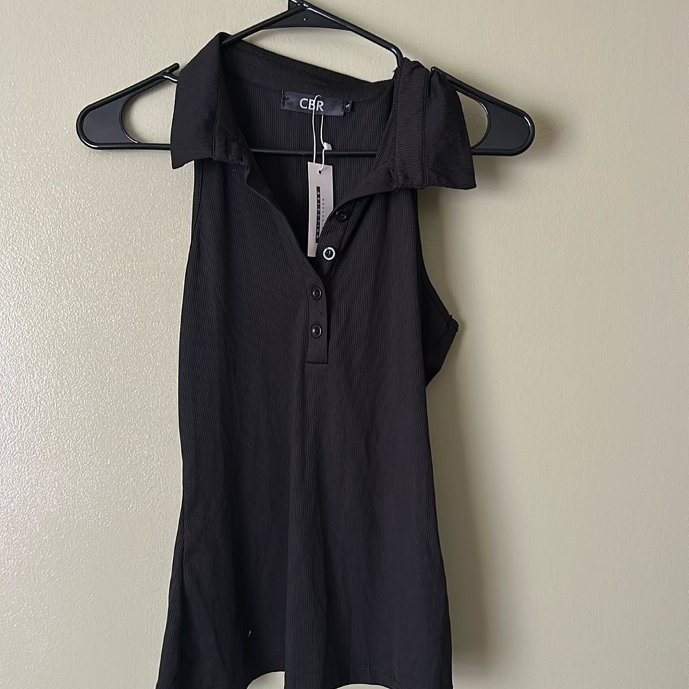 Athletic Collar Workout tank